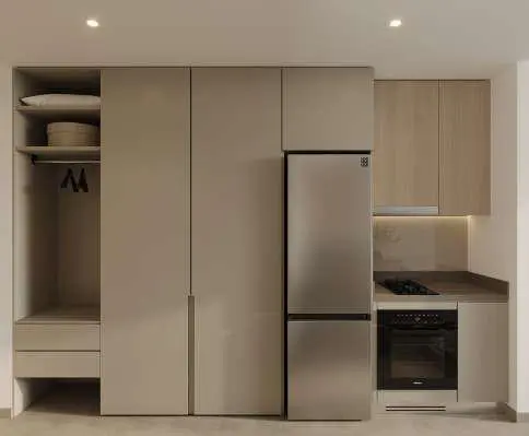 Exclusive residents’ lounge at Opula Residences featuring refined interiors, premium seating, and elevated hospitality-inspired design.
