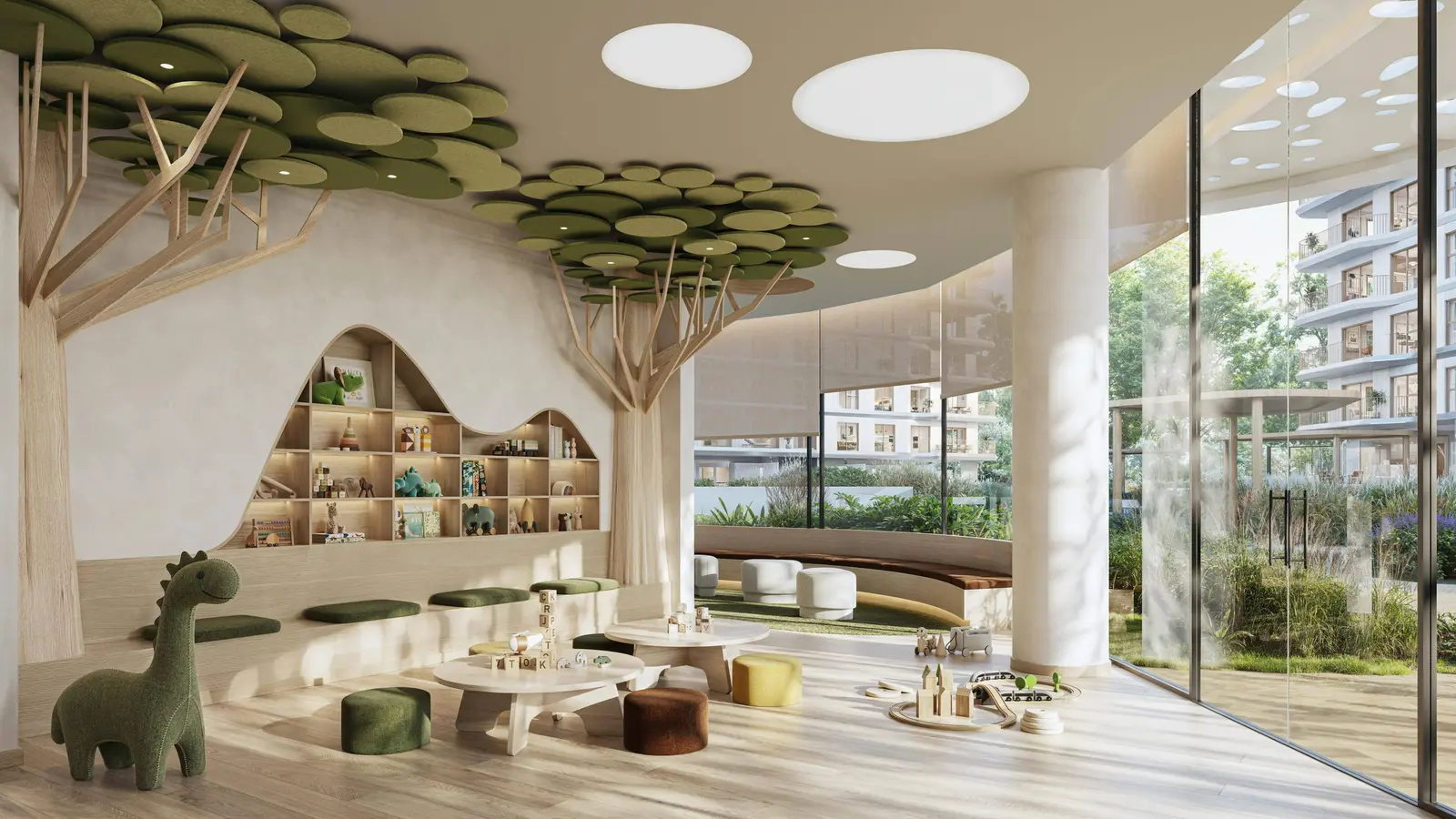 Modern co-working lounge at Yas Park Place Yas Island Abu Dhabi UAE designed for flexible work and premium community living..jpg
