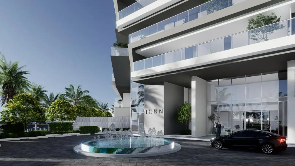 The Icon Tower contemporary facade with distinctive architectural design