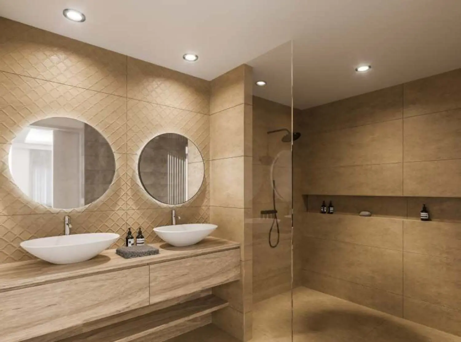 Spacious duplex interior with open-plan layout at Al Mahra Residence in Masdar City Abu Dhabi.