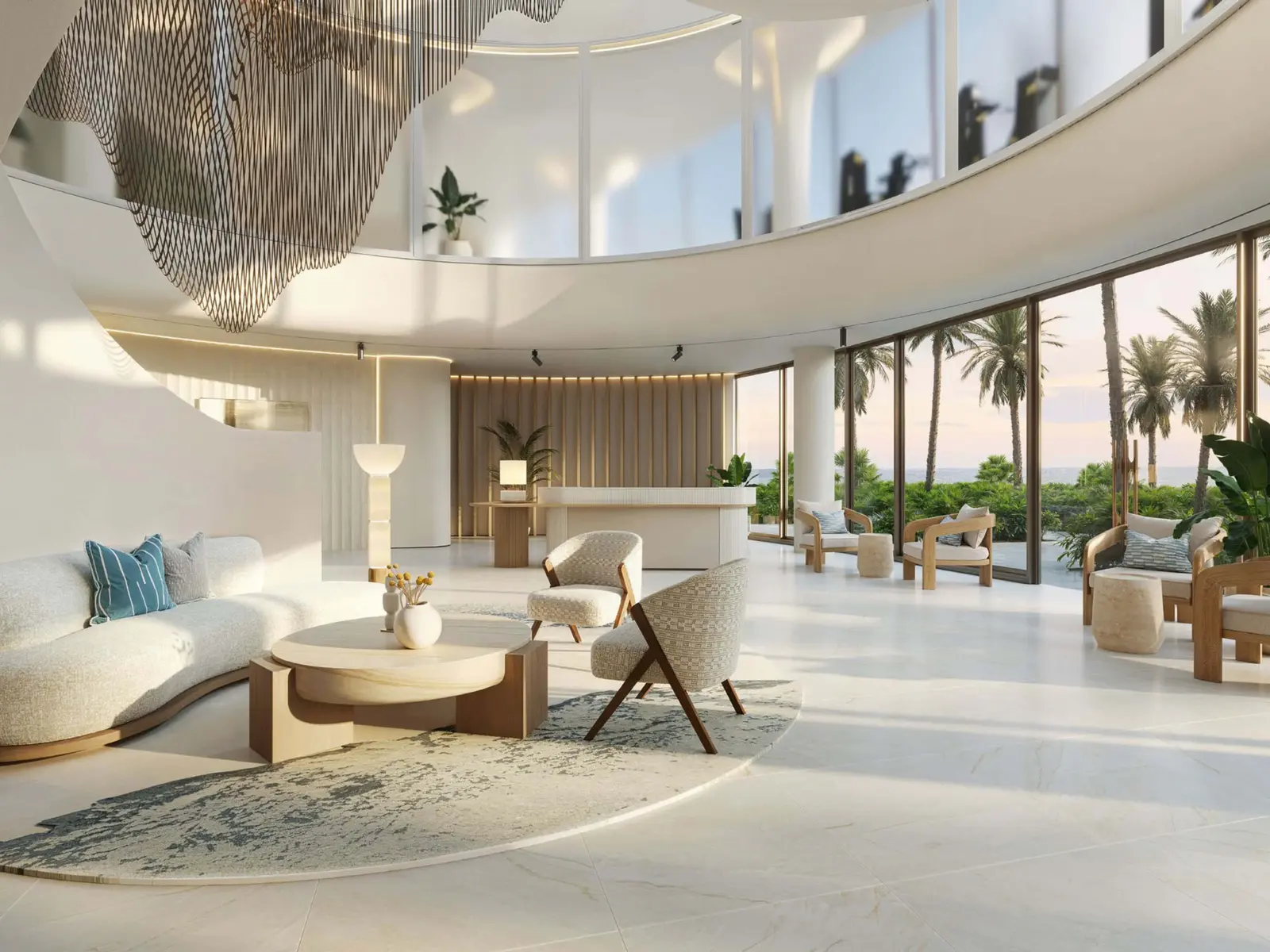 Family dining and lounge area in Fahid Beach Terraces Abu Dhabi apartments, blending comfort, functionality, and stylish interiors for residents..jpg