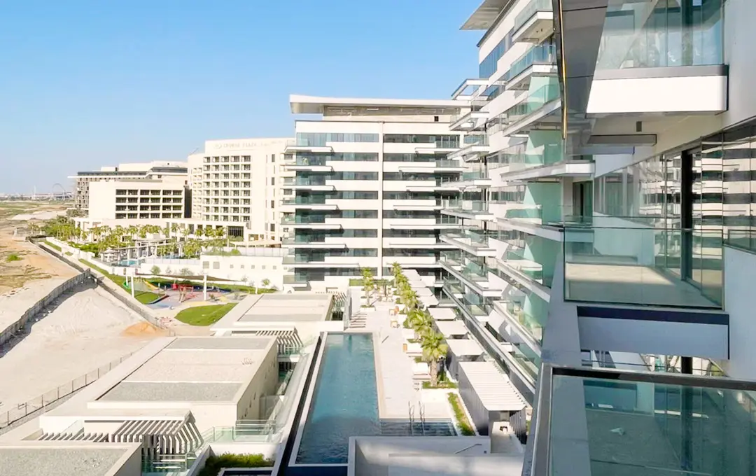 Mayan Yas Island Abu Dhabi beachfront apartments overlooking mangroves and Arabian Gulf waters.jpg