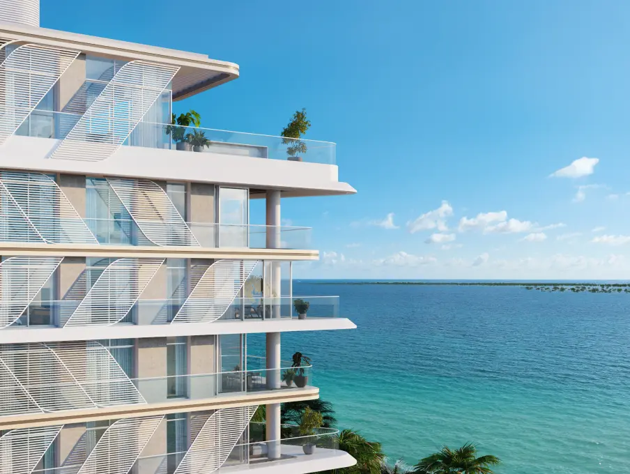 Infinity pools offering direct beach access and coastal relaxation at Fahid Beach Residences.png