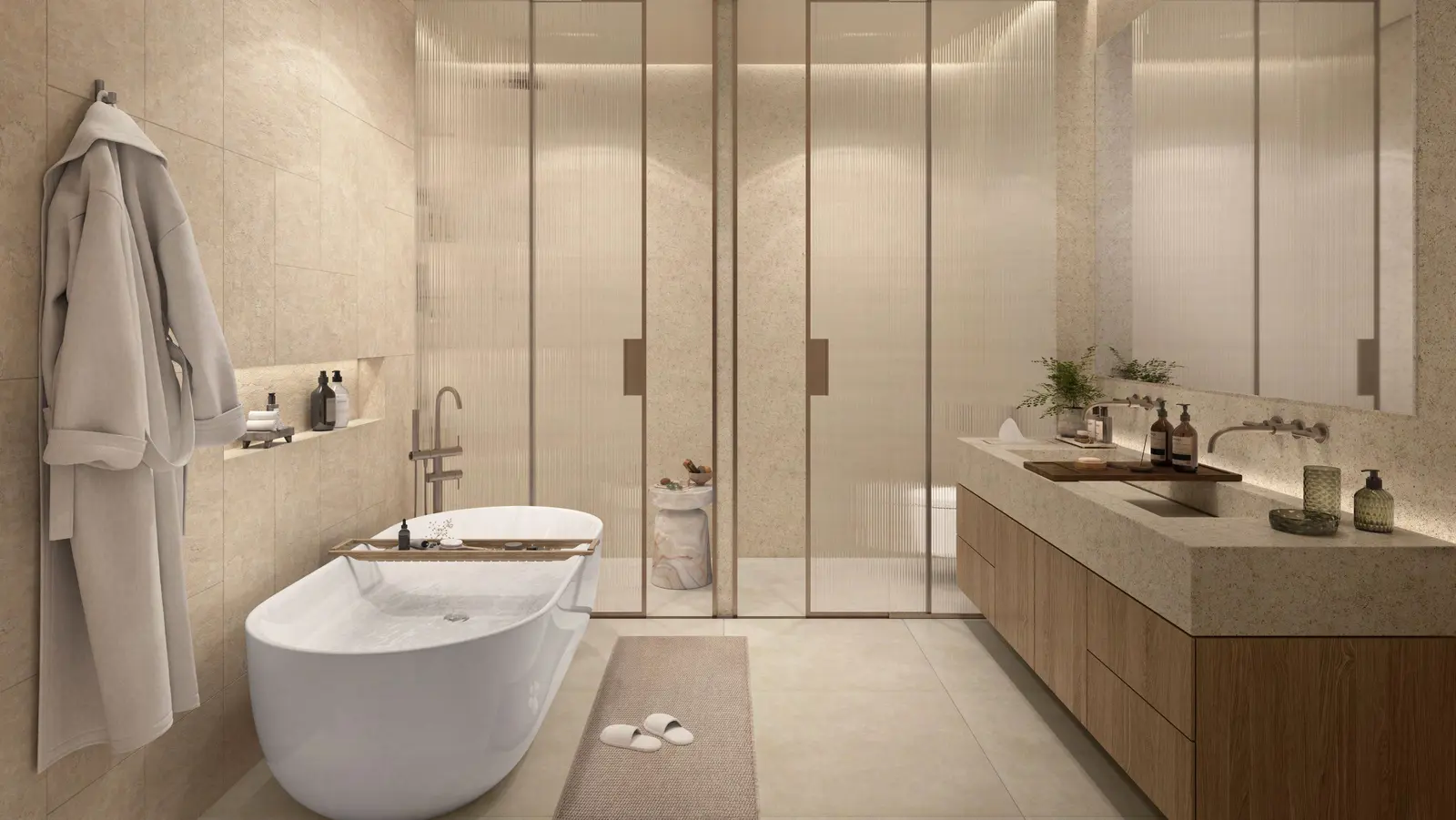 Walk-in closet and storage space inside The Source II apartment, Saadiyat Grove, Abu Dhabi.jpg