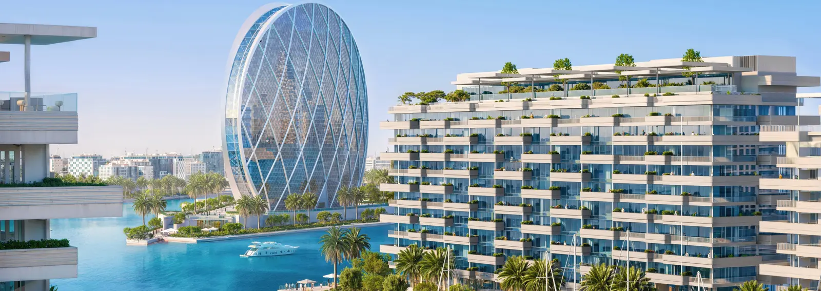 Luxury waterfront residences Juman 2 at Luluat Al Raha Abu Dhabi with panoramic marina views.jpg