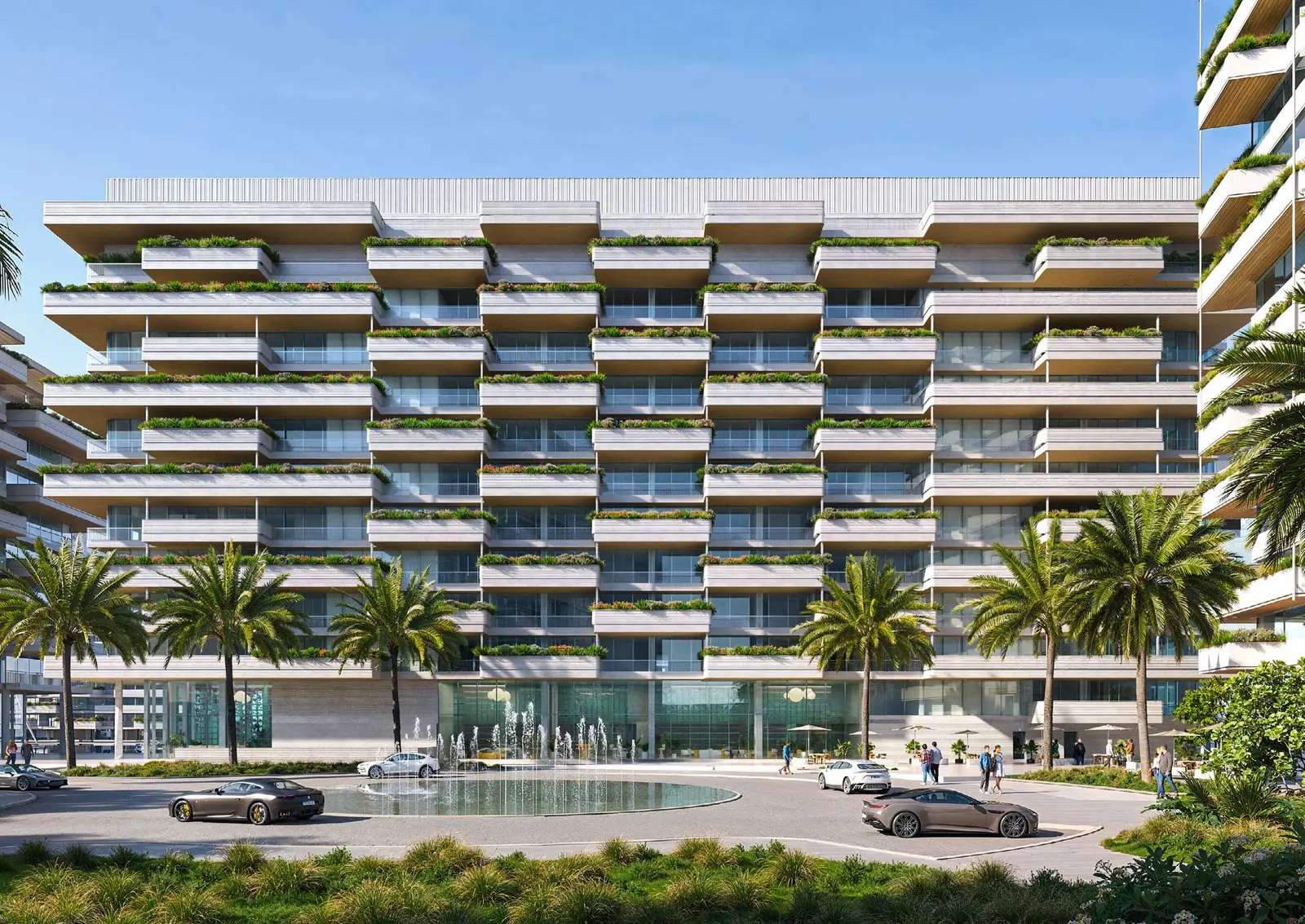 Juman 2 Luluat Al Raha Abu Dhabi exterior architecture featuring marina-front modern design.png