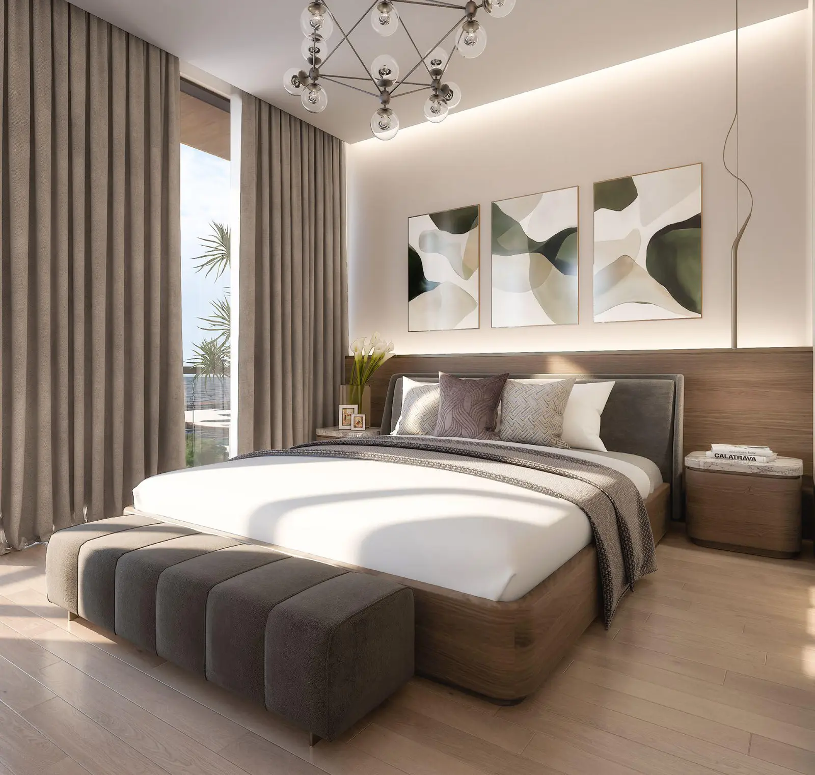 Radiant Atrium modern kitchen interior on Al Reem Island Abu Dhabi real estate, open plan and premium finishes.jpg
