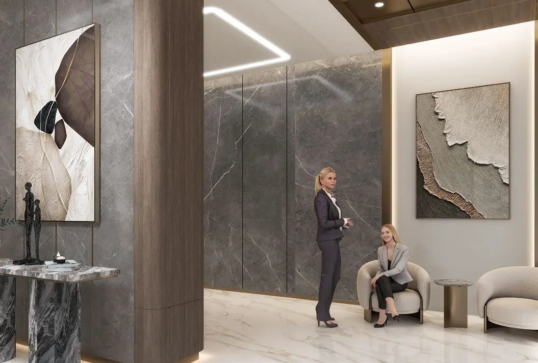 Professional meeting room at Radiant Atrium, Al Reem Island, Abu Dhabi, equipped with modern furniture, technology, and panoramic views for executive discussions.jpg