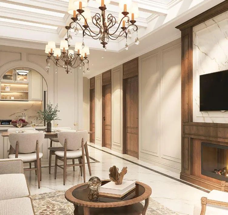 3 Fully equipped kitchen at Bab Al Qasr Garden Residence 66 Masdar City Abu Dhabi with Siemens appliances modern design and functional luxury for everyday living.jpg