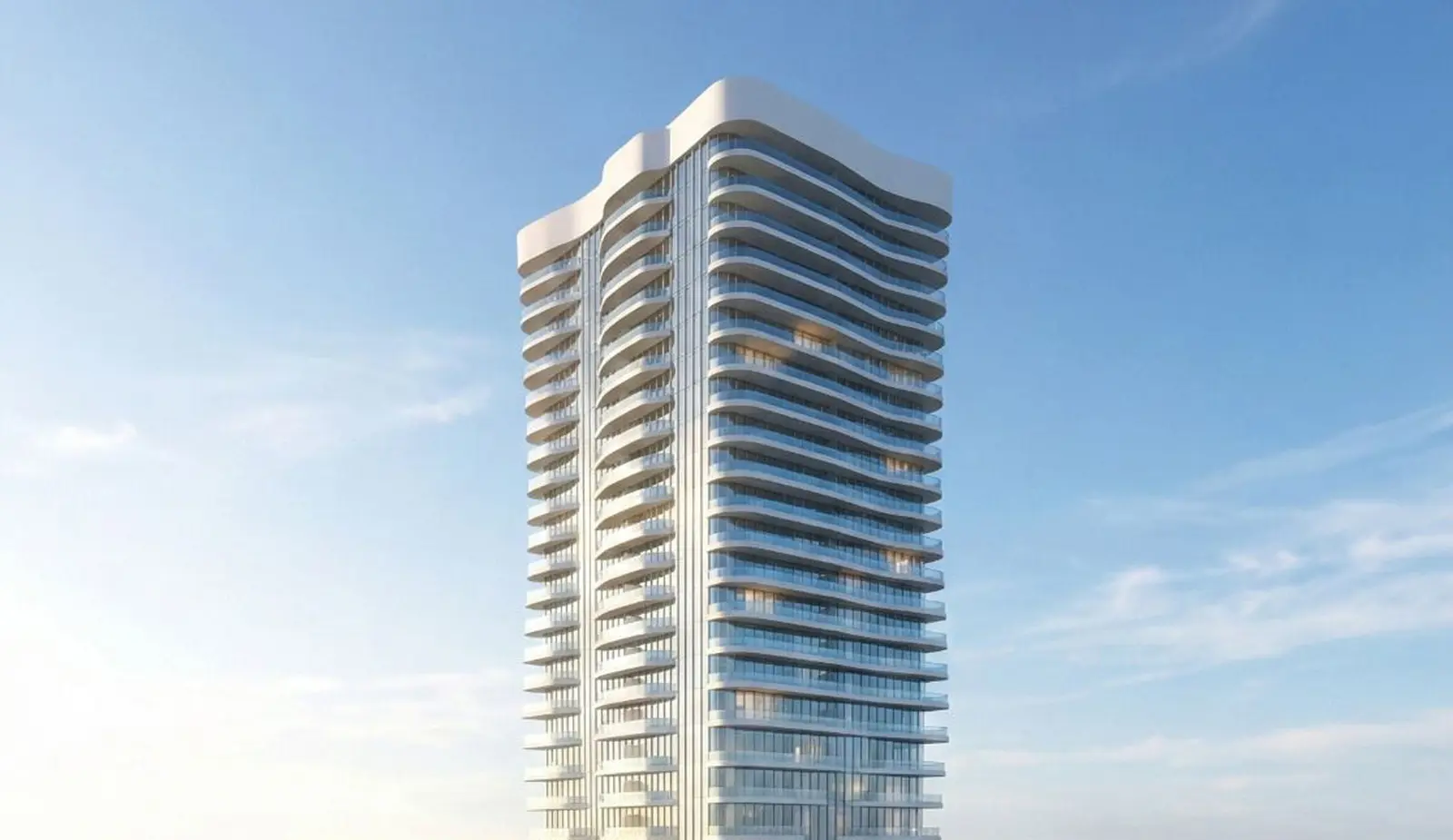 Iconic tower façade of Radiant Waves, the newly upcoming project in Al Reem Island highlighting contemporary design and premium living..jpg