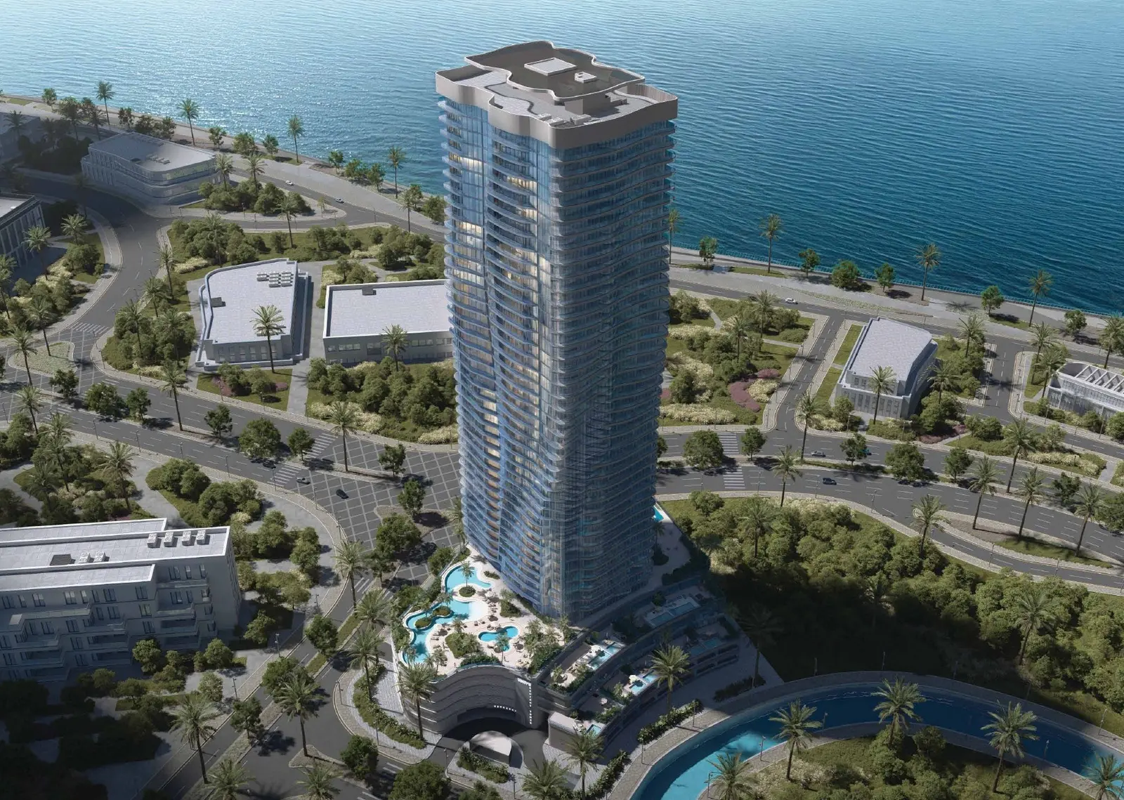 Radiant Wave exterior on Al Reem Island showcasing modern high-rise design and premium waterfront living