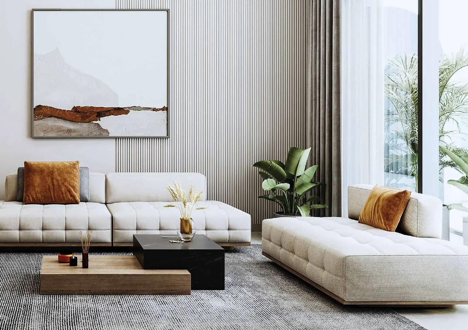 Radiant Wave penthouse interior with private pool, expansive living spaces, and ultra-luxury high-rise lifestyle