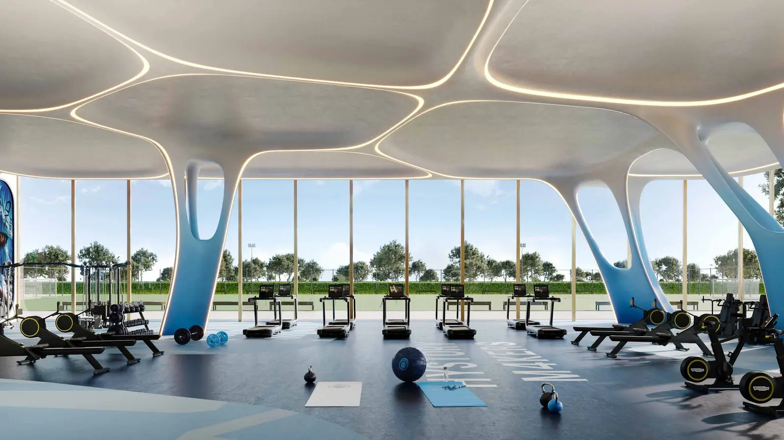 Waterfront community at Manchester City Yas Residences on Yas Island, Abu Dhabi with leisure and wellness facilities.Ya Residences By Ohana Interior (19).jpg